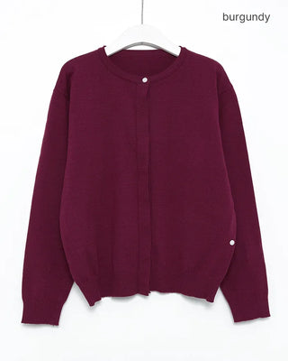 Simple button cardigan
