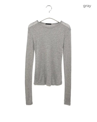 Slim-fit long-sleeved T-shirt