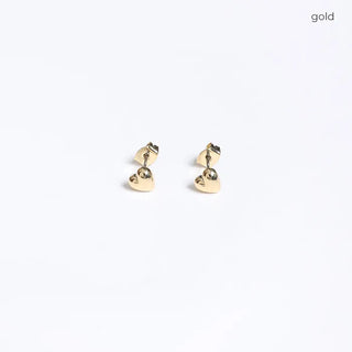 Mini heart earrings