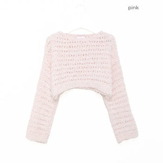 Mohair cropped knit