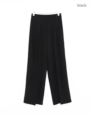Double-pleated slacks