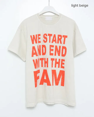 (Unisex) Pigment Wash Half T-Shirt