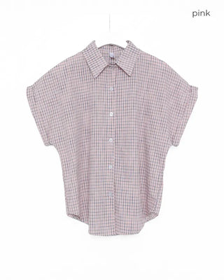 Graph check half-sleeve shirt