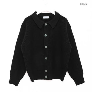 Heavy color cardigan