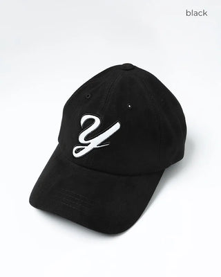 Suede Wide Ball Cap