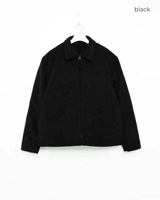 Suede-colored quilted jacket