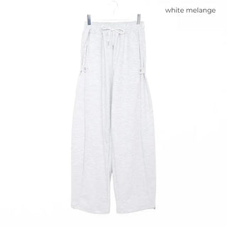 Side-button sweatpants
