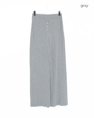 Perforated Button Sweatpants