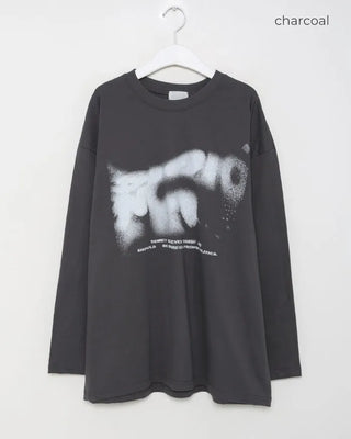 (Unisex) Printed Long-Sleeve T-Shirt