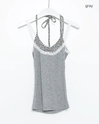 Leopard print camisole
