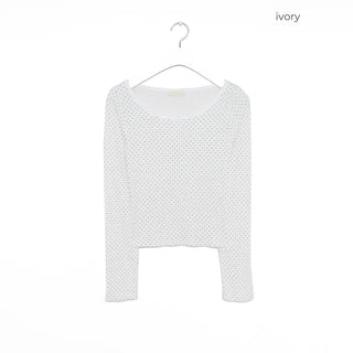 Polka Dot Long T-Shirt