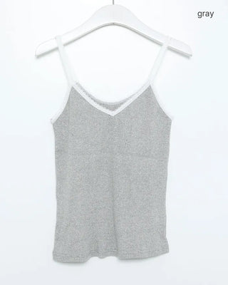 Lace-point camisole