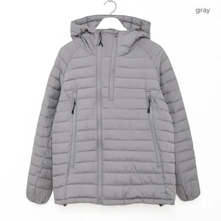(Unisex) Hooded Padded Down Jacket