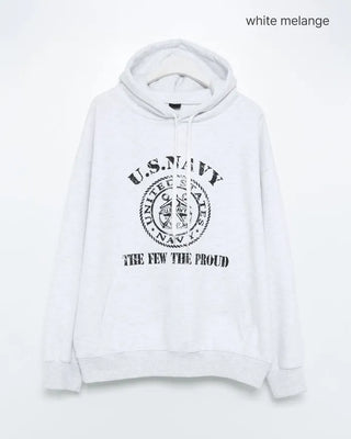 US NAVY Lettering Hooded Parka