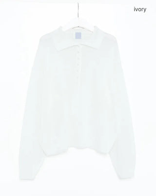 Color Button Summer Knit