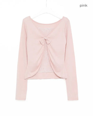 Lace Inner Layered T-shirt