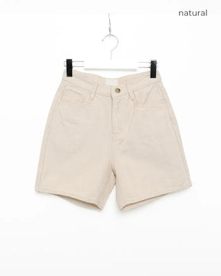 Basic cotton shorts