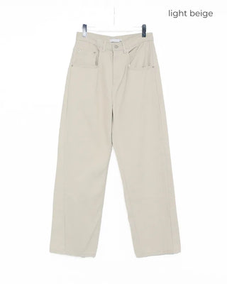 Unisex wide cotton pants