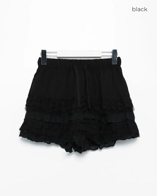 Lace frill shorts