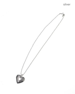 Open Heart Ball Necklace
