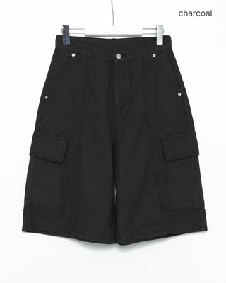 Center seam cargo shorts