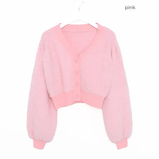 Angora Short Cardigan