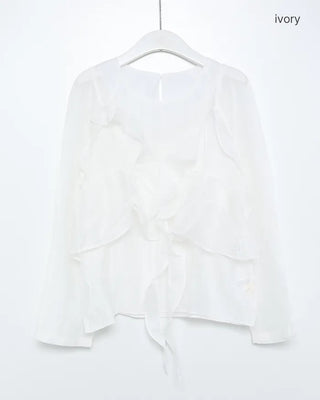 Frill Bistier Blouse Set
