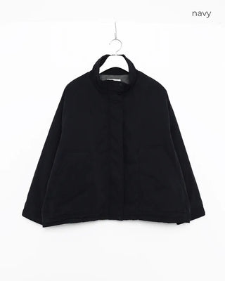 Stand-collar casual jumper