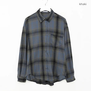 Two-tone checkered shirt