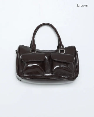 Two-pocket daily tote bag