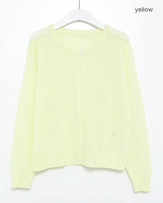 Color pendant accent summer sheer knit