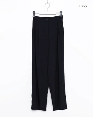 Nylon summer elastic waist pants