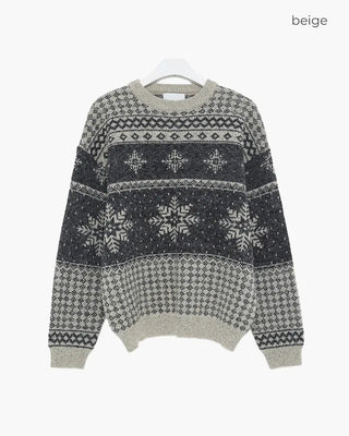 Snow Nordic Knit