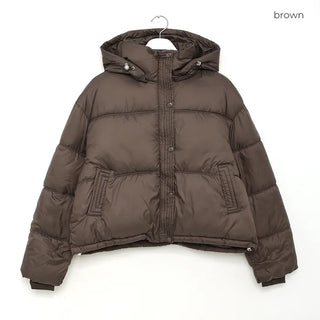 Hooded padded jacket
