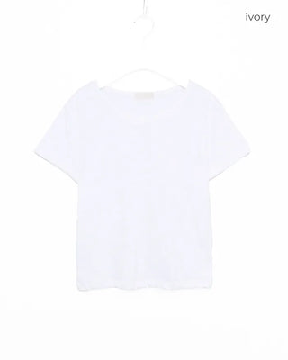 Basic Round Half-Sleeve T-Shirt