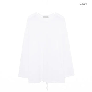 Back slit ribbon knit