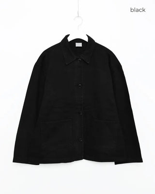 Washed pocket work jacket