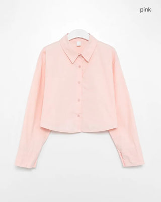 Basic crop shirt