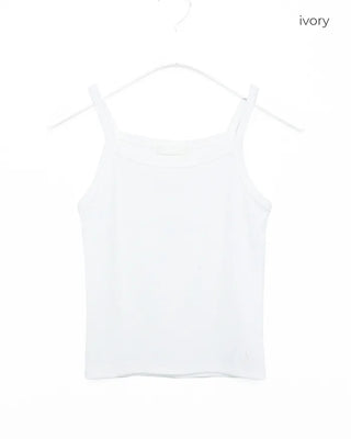 Slim ribbed camisole