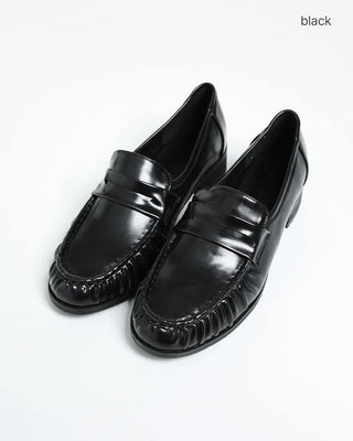 Shirring loafers