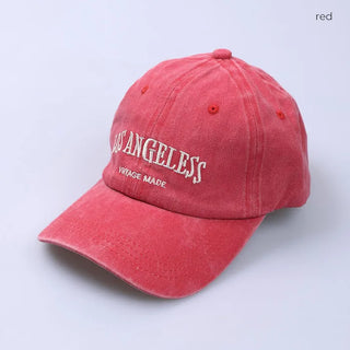 Embroidered Lettering Ball Cap