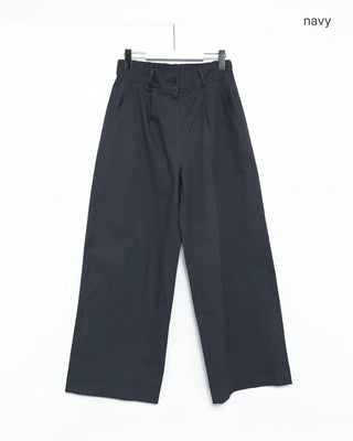 Pintuck Cotton Pants