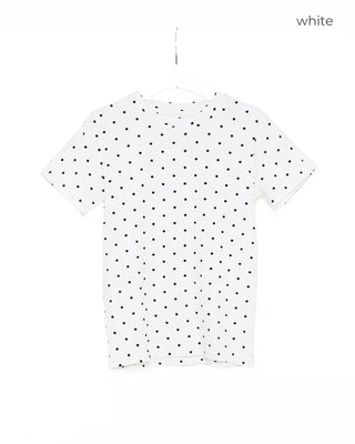 Polka Dot Short-Sleeved T-Shirt
