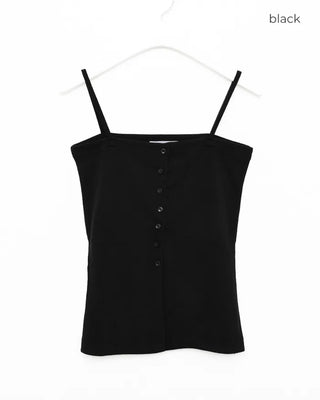 Button Rib Bustier