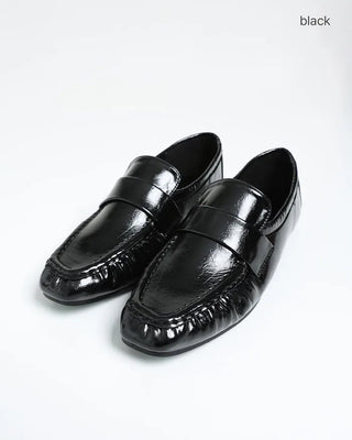 Stitched Shirring Loafers