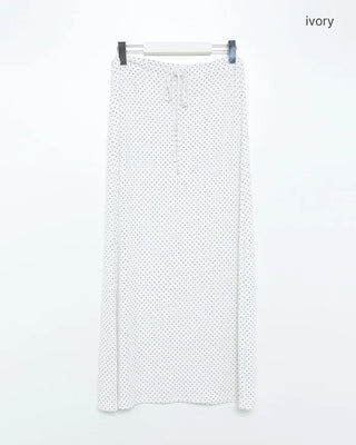 Pindot Easy Maxi Skirt