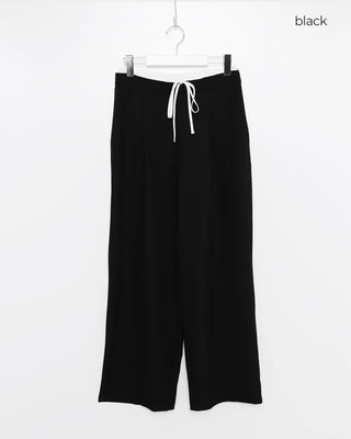 Double-waist slacks