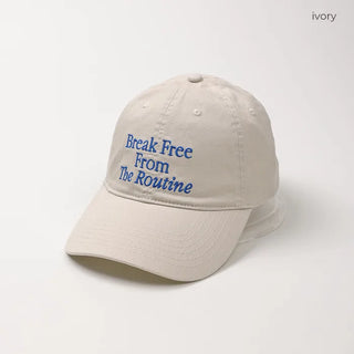 Lettering Stitch Cap