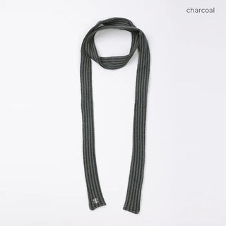 Layered knit scarf