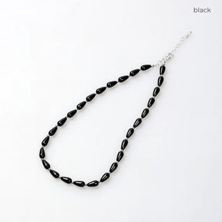 Polka Dot & Silver Ball Necklace